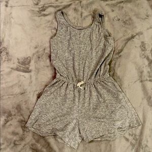 Girls gray romper